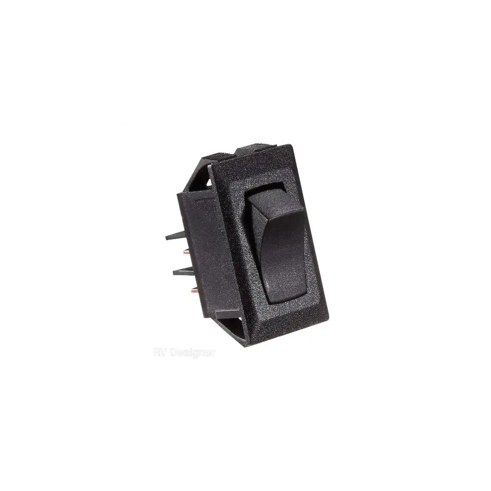 10A Rocker Switch - Black - RVDS261